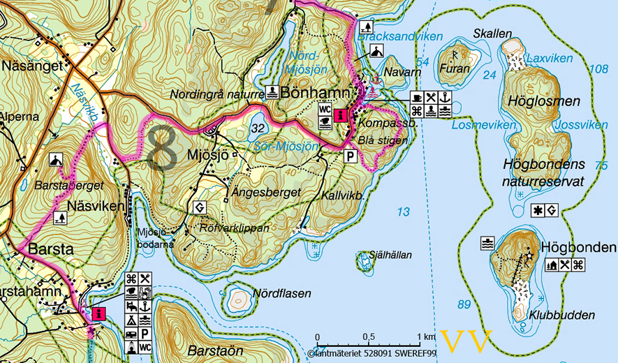 Ledkarta Ledmarkering_Världsarvsleden